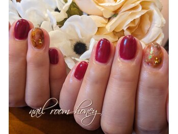 ハニー(honey)/ボルドー&べっ甲