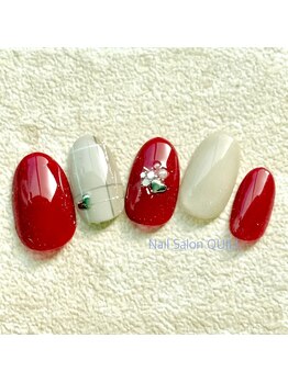 ネイルサロン クイル(QUILL)/12月ボルドー（2）