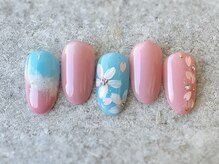 ネイルサロン アージュ(Nail Salon A jyu)/ニュアンス桜ネイル