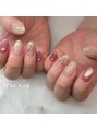 ルークネイル 恵比寿店(LUKE NAIL)&nbsp;さくらんぼネイル♪マグネット/さくらんぼ/春ネイル