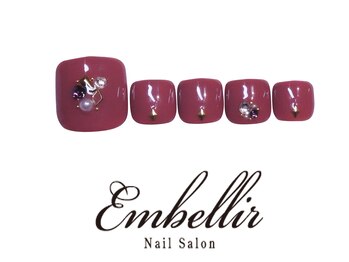 アンベリール 横浜店(Embellir)/(220)フットビジューネイル
