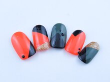 まつげアンドネイル ディアマンローズ(DIAMANT ROSE)/バイカラーブロッキング・6930円