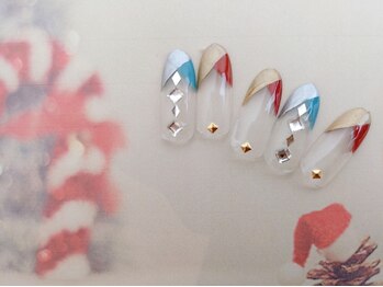 ネイルサロン&スクール ジーナ(GINA)/冬のVフレンチ