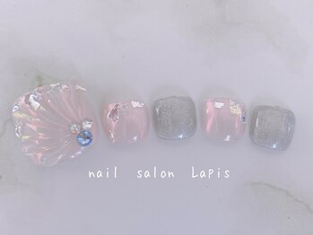 ラピス 自由が丘(Lapis)/ぷっくりマーメイドネイル