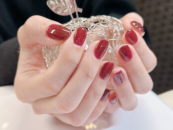 大人のラメ入りワンカラー!