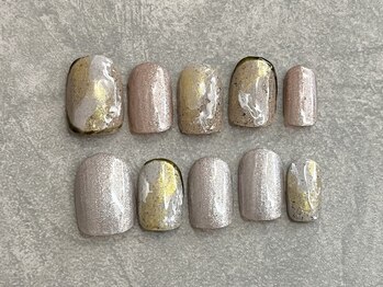 カラネイル 南森町店(calla nail)/漆喰×インクアート