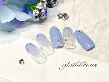 ネイルグラマラス 西新井店/《パラジェル》梅雨Design