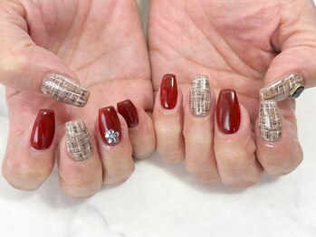 テラス(TERRACE)/ツイードネイル