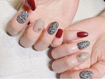 アトリエ グリッター(atelier glitter)/ツィードネイル