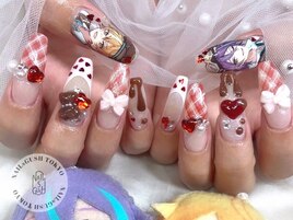 痛ネイル/推しネイル/キャラ/3D