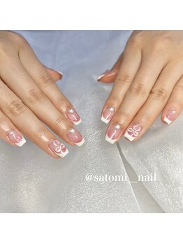 エムネイル ブランチ(Mネイル branch)/satomi担当:リボンネイル