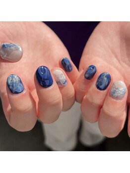 イロ(iro)/ネイビー♪マグネットネイル♪