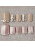 【フットネイル】6600円デザイン