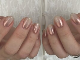 ミラーグラデーション ピンク