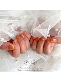 韓国発VALLANAILオレンジネイル