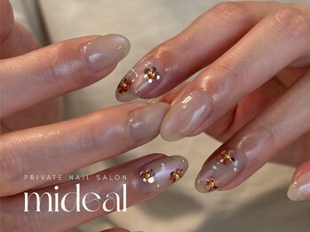 ミディール(mideal)の写真/≪大阪南森町≫持ち込みデザイン～サンプルまで、お客様の「理想」を大切に丁寧に施術させていただきます。