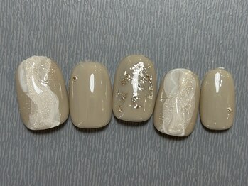 アイ ネイルズ 天神店(I nails)/もやキラニュアンス　￥6500