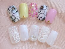 ネイルサロン ビー トライアングル 神楽坂店(B'triangle)/定額シンプルアートジェル