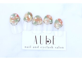 オーブ(AUBE)/10月マンスリーネイル9180円