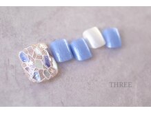スリー 自由が丘(THREE)/ブルーシェル★フットネイル