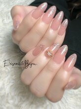 イリスネイル アンド ビジュー(E’risnail&Bijew.)/ラメグラ&ハートパーツ