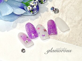 ネイルグラマラス 西新井店/《パラジェル》梅雨Design