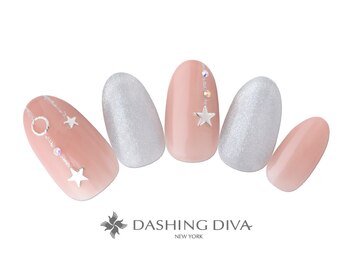 ダッシングディバ ルミネ大宮店(DASHING DIVA)/ホワイトマグネットネイル