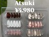 入社キャンペーン2月3月【Atsuki限定】オフ無料／定額アート/パラジェル+¥550