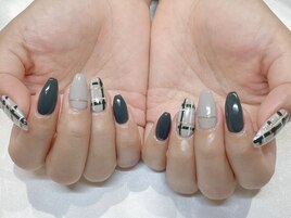 チェックネイル