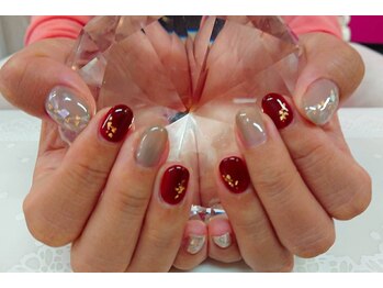 アイリッシュネイル 久屋大通店(Irish Nail)/シェル金箔アート