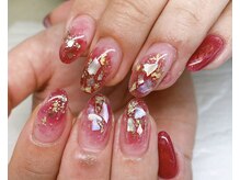 ソンリエ 青竹店(SONRiE)/シェルと金箔アート！