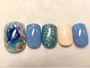 ネイルサロン マハロ(Nail salon MaHaLo)/新規付替オフ込☆フット¥8300