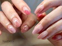 ネイル ドゥ 岡山駅前店(Nail Doux)/ふんわりニュアンスアート