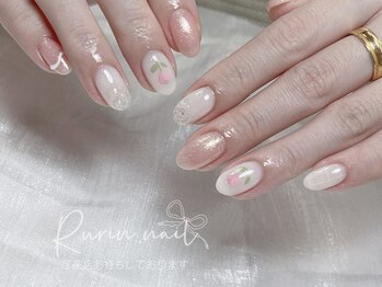 ルリン(Rurin)/春ネイル/お花ネイル