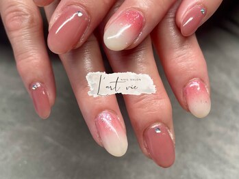 ラウヴィ(L'artVie)/カクテルグラデ×シンプルアート