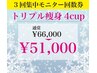 トリプル痩身4カップ【3回回数券購入or利用】