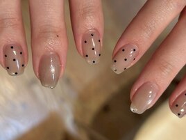 ドットネイル クリアネイル