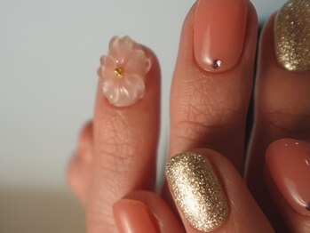 ティンク(Tink)/桜ネイル　春ネイルデザイン