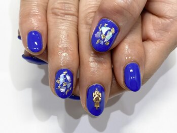 クォーターリゾートネイル(QUARTER RESORT nail)/チークネイル☆