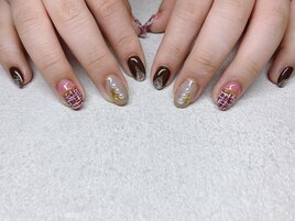 ツイードネイル