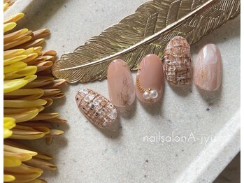 ネイルサロン アージュ(Nail Salon A jyu)/ツイードネイル