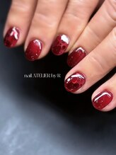 アトリエ バイ アール(ATELIER by R)/バレンタインハートネイル