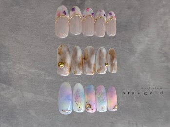 ネイルサロン ステイゴールド(STAY GOLD)の写真/長さ出しが１本330円で出来る☆高技術で美フォルムに◎爪が弱くて伸ばせない方もご相談下さい♪