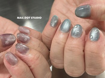 ネイルドットスタジオ 堺筋本町(NAIL DOT STUDIO)/マグネット×しずくアート