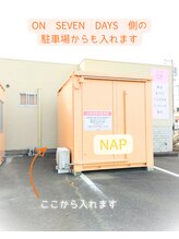 ナップ(NAP)/入口案内　裏からも入れます