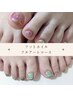 【フット】フットバスケア付き★全10本フルアートコース ¥15,000