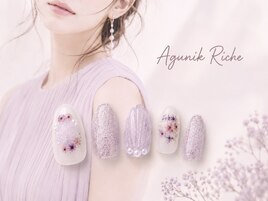 【押し花ネイル】