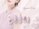 【押し花ネイル】