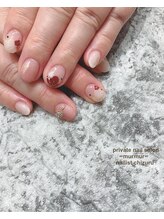 プライベート ネイルサロン マーマ(murmur)/手描きフラワーネイル