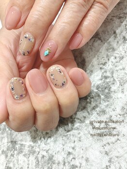 プライベート ネイルサロン マーマ(murmur)/押し花ネイル